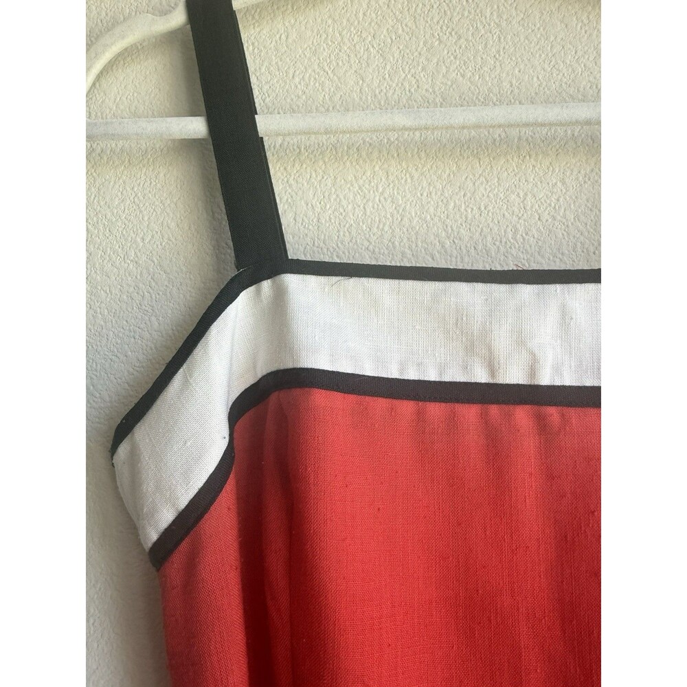 VTG Late 1960s 70’s Mod Colorblock Sundress Retro Hostess Midi Resort Dress - Picture 3 of 16